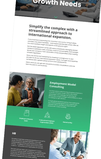 One Partner for All Your Global Growth Needs​